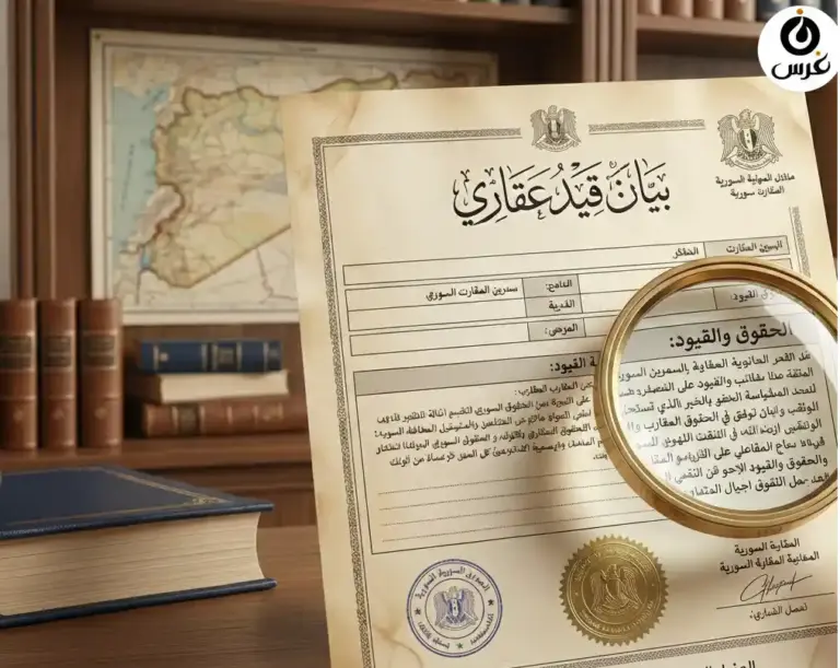 إخراج قيد عقاري في سوريا