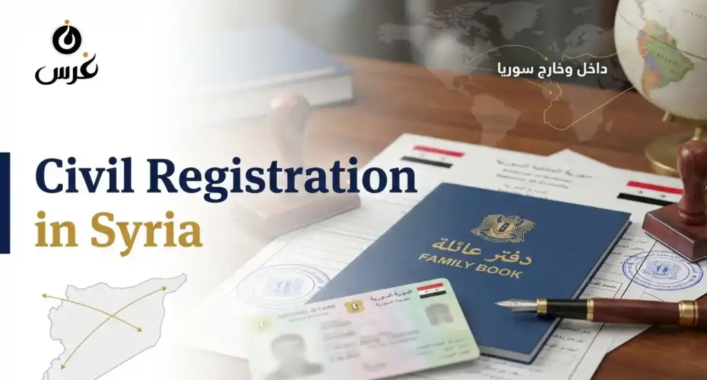 دليل تسجيل الواقعات المدنية في سوريا للمغتربين (2026)