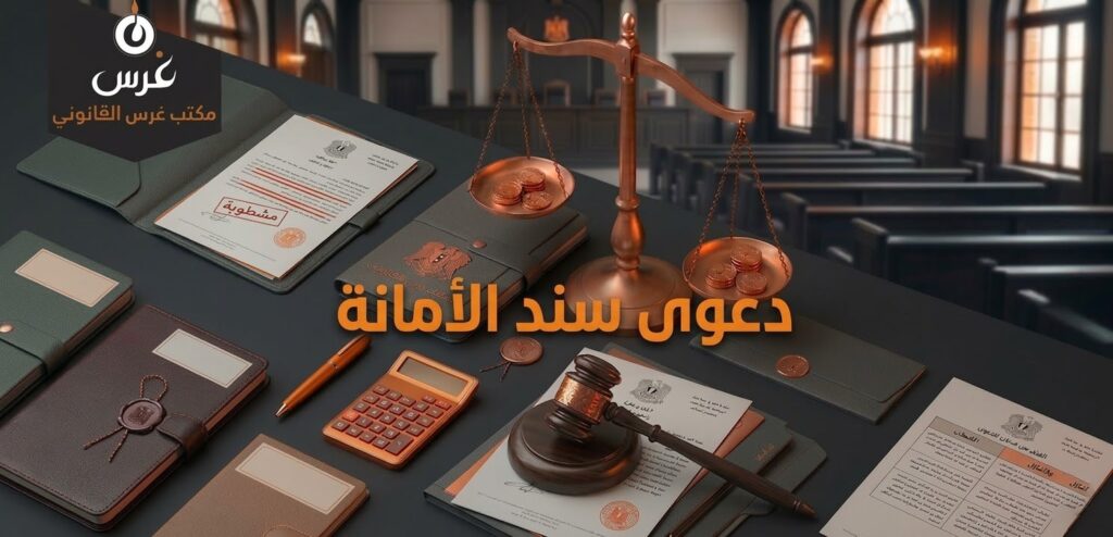 5 أسرار هامة حول دعوى سند الأمانة في القانون السوري حلب ودمشق (دليل 2026)
