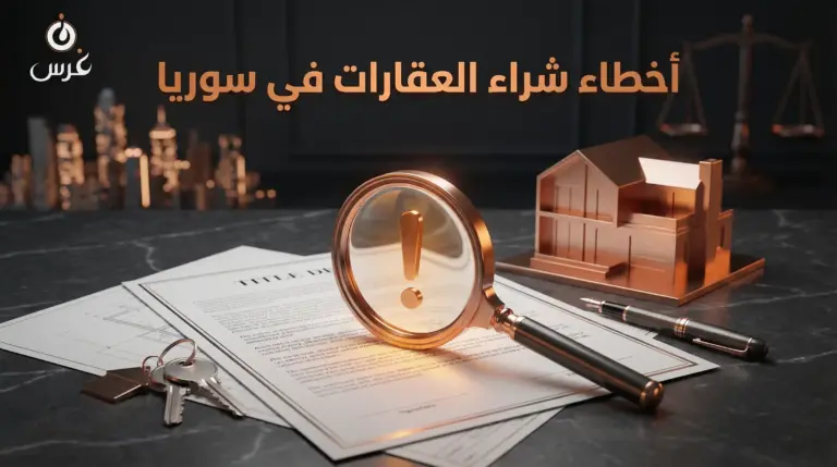 أخطاء شراء العقارات في سوريا