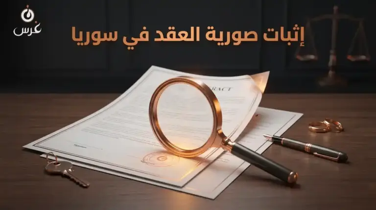 إثبات صورية العقد في سوريا
