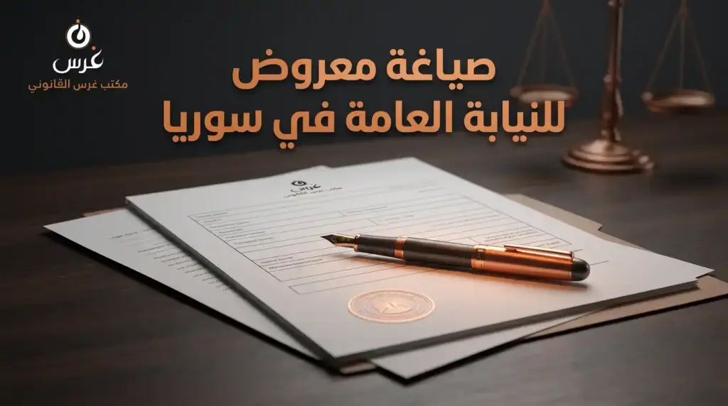 الدليل الشامل: كيفية صياغة معروض للنيابة العامة في سوريا