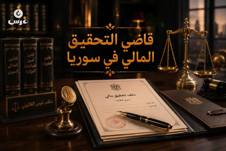 قاضي التحقيق المالي في سوريا