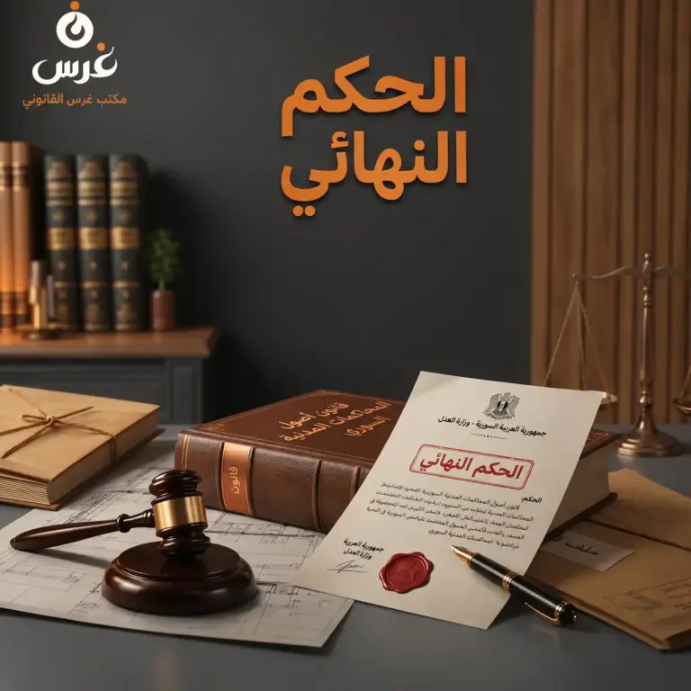 الحكم النهائي في القانون السوري
