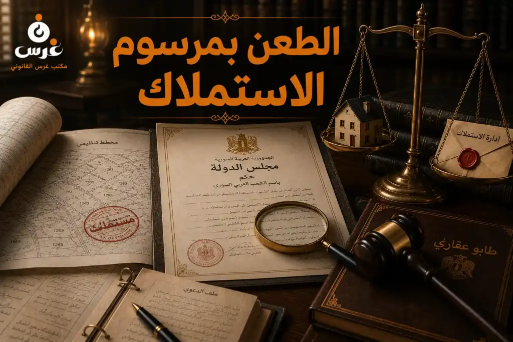 الطعن بمرسوم الاستملاك: متى يبطله القضاء الإداري السوري؟ | مكتب غرس