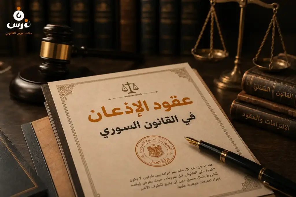 عقود الإذعان في القانون السوري: كيف تحمي نفسك من الشروط التعسفية؟ | مكتب غرس