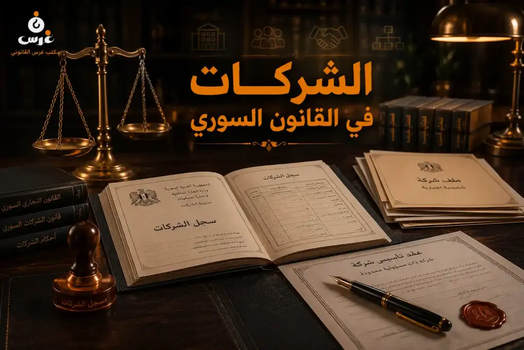 الشركات في القانون السوري: الدليل الشامل للتأسيس والتحليل المقارن