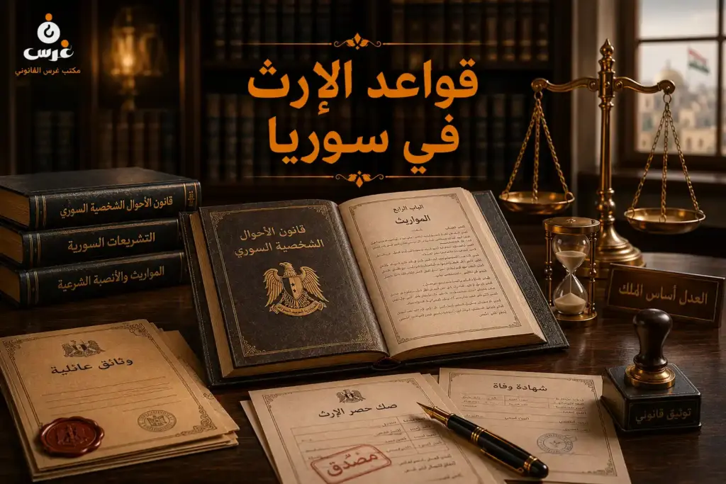 قواعد الإرث في سوريا | الدليل القانوني والتطبيقي الشامل للتركات