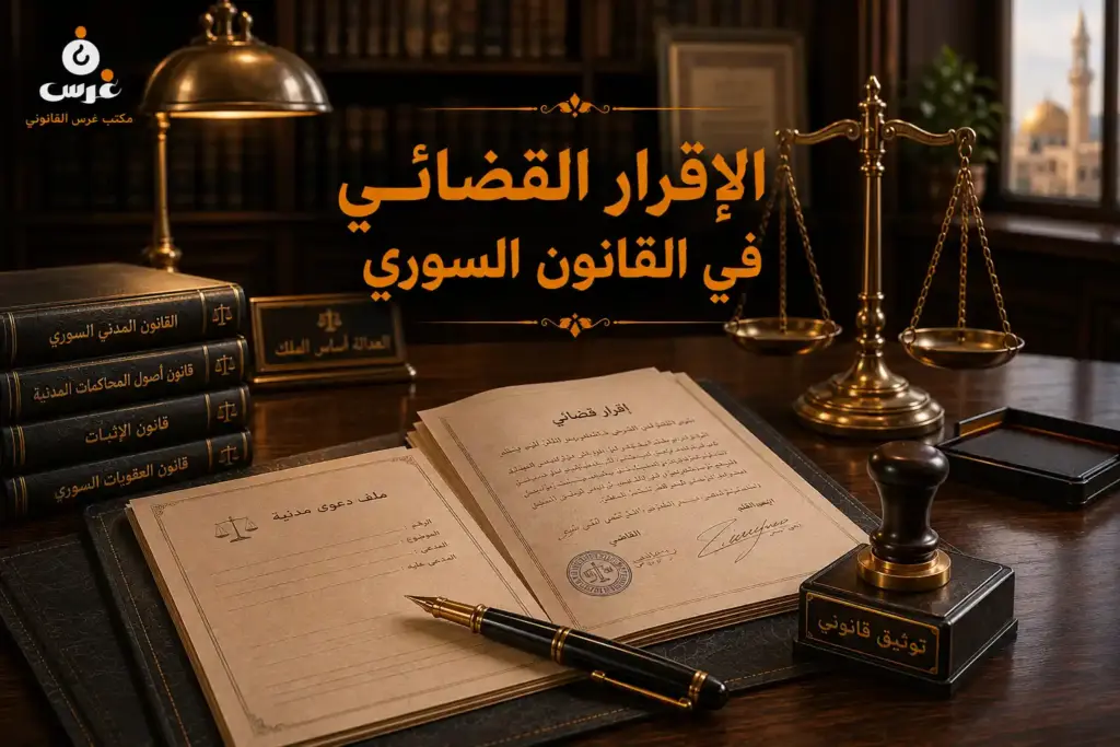 الإقرار القضائي في القانون السوري: شروطه وحجيته واجتهادات محكمة النقض