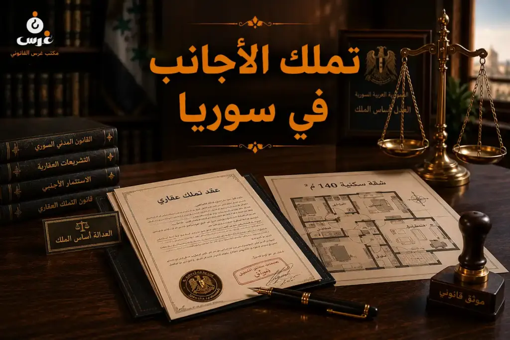 تملك الأجانب في سوريا: دليل شروط وأوراق القانون 11 لعام 2011