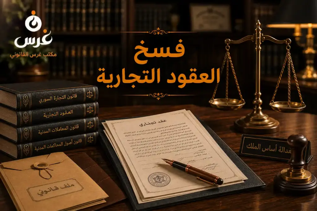 فسخ العقود التجارية بسبب الإخلال بالالتزامات | مكتب غرس القانوني
