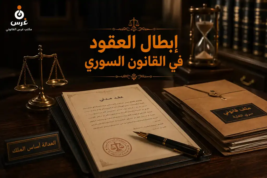 إبطال العقود في القانون السوري: استراتيجيات التجريد وخيار الندم