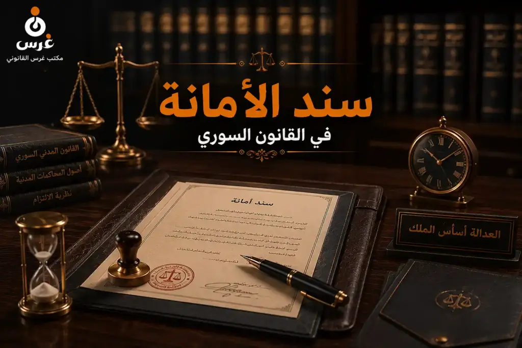 أبعاد سند الأمانة في القانون السوري: التكييف الجزائي والمسار القضائي