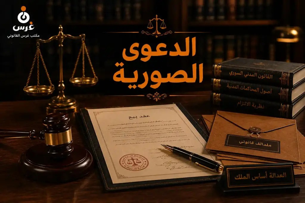 الدعوى الصورية في القانون السوري: الأحكام وقواعد الإثبات والضمانات