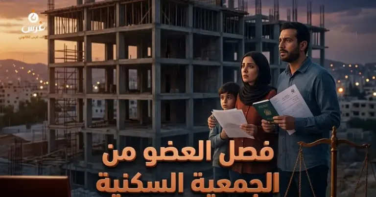 فصل العضو من الجمعية السكنية