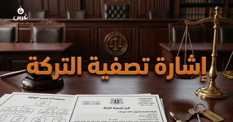 إشارة تصفية التركة على العقار الموروث في القانون السوري: إجراءاتها وآثارها