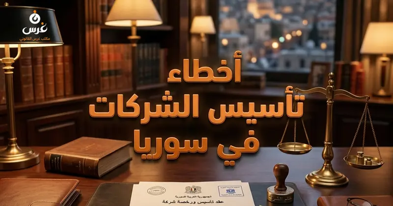 أخطاء قاتلة عند تأسيس الشركات في سوريا: وكيفية تجنبها