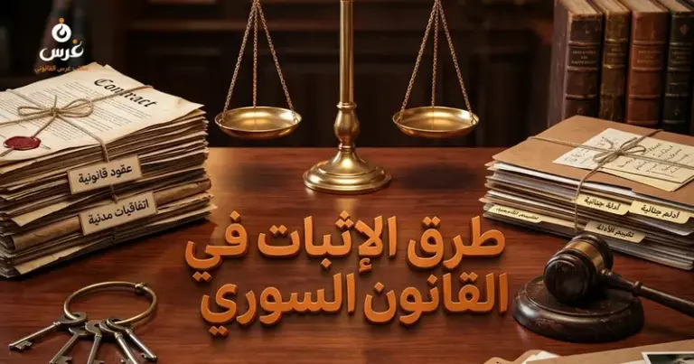 طرق الإثبات