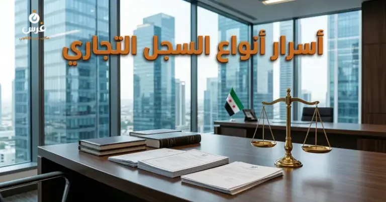 أنواع السجل التجاري في سوريا