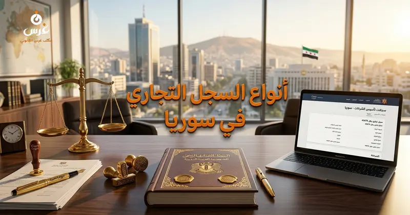 5 أسرار حول أنواع السجل التجاري في سوريا: دليلك القانوني | مكتب غرس