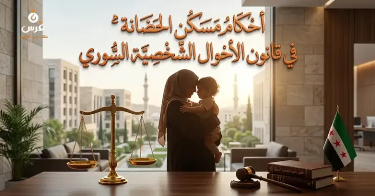 مسكن الحضانة في القانون السوري