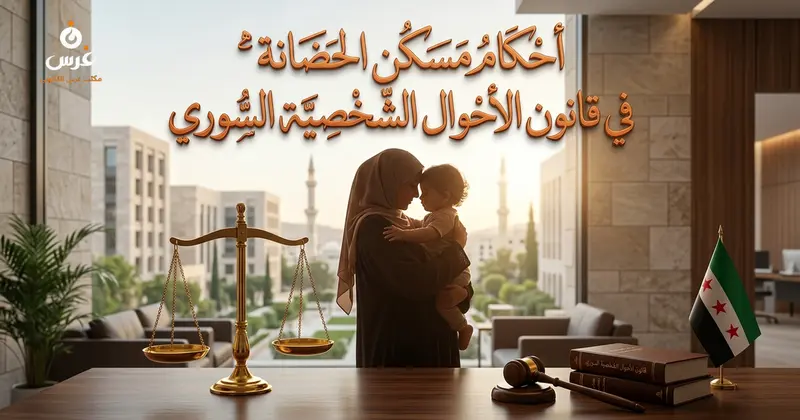 أحكام مسكن الحضانة في قانون الأحوال الشخصية السوري