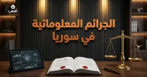 صورة توضيحية حول الجرائم المعلوماتية في القانون السوري — مكتب غرس القانوني