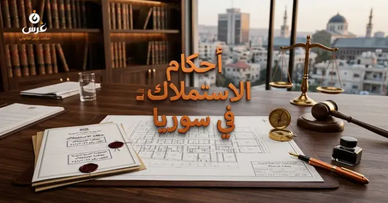 صورة توضيحية حول الاستملاك في القانون السوري — مكتب غرس القانوني