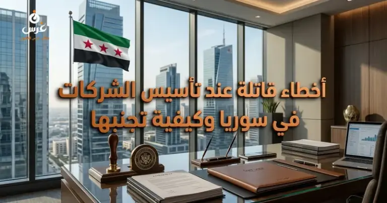 أخطاء تأسيس الشركات في سوريا