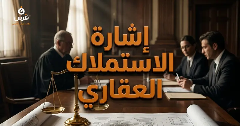 إشارة الاستملاك على صحيفة العقار في القانون السوري