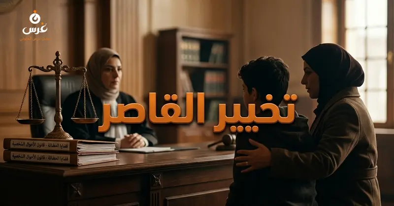 تخيير القاصر بعد بلوغ سن الخامسة عشرة في قانون الأحوال الشخصية السوري