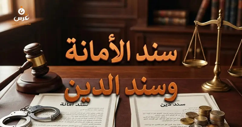 الفرق بين سند الأمانة وسند الدين في القانون السوري طبيعتهما وعقوباتهما