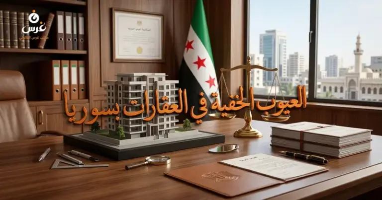 العيوب الخفية في العقارات السورية