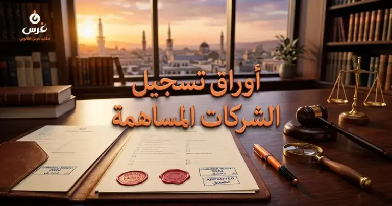 تسجيل الشركات المساهمة في السجل التجاري السوري