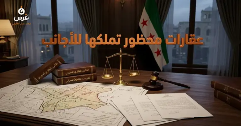 العقارات المحظور تملكها على الأجانب في سوريا
