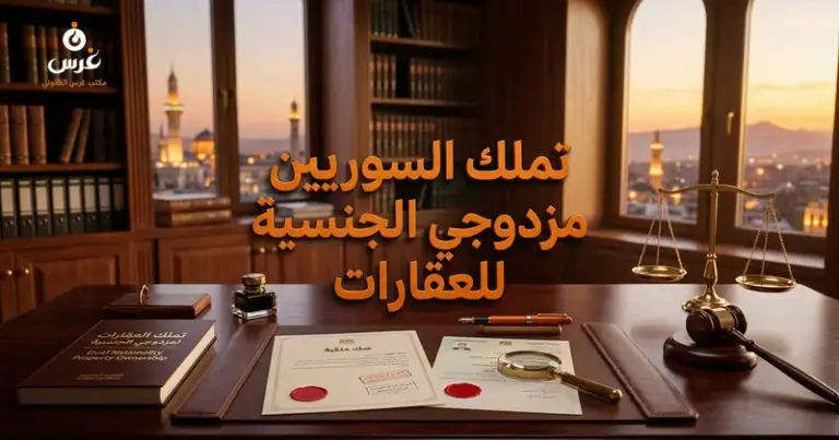 تملك العقارات للسوريين مزدوجي الجنسية في سوريا