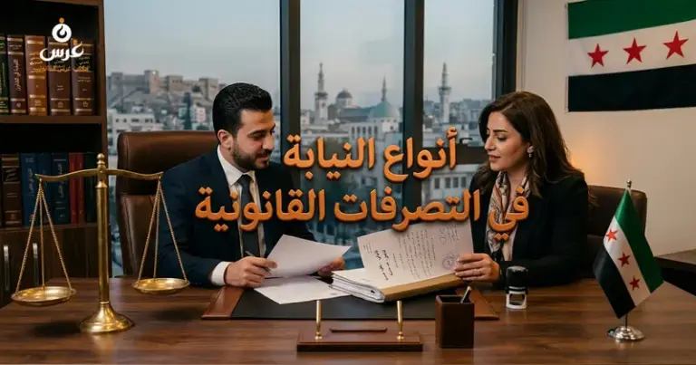 أنواع النيابة في القانون السوري