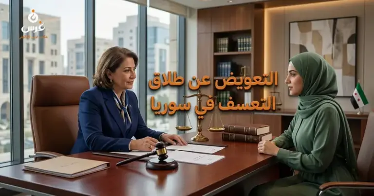 صورة توضيحية حول التعويض عن الطلاق التعسفي في سوريا — مكتب غرس القانوني