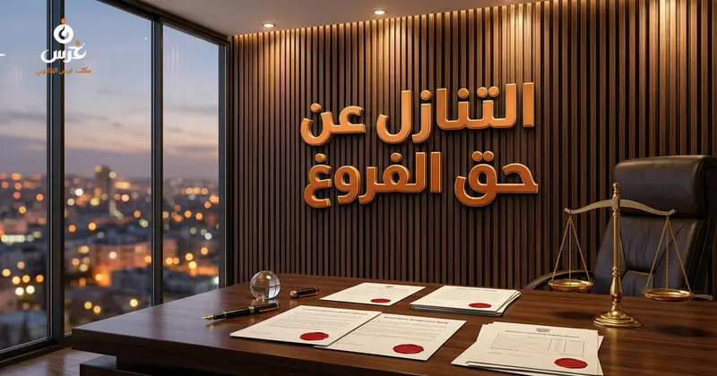 أحكام وشروط بيع والتنازل عن حق الفروغ في القانون السوري 2026