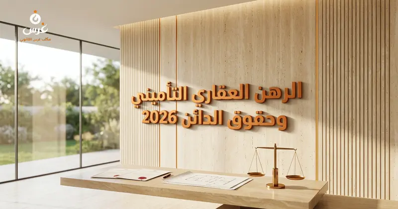 الرهن العقاري التأميني في سوريا 2026: شروط الصحة والتنفيذ