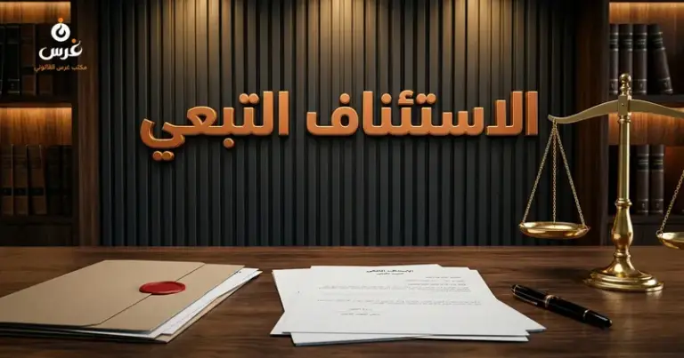 صورة توضيحية حول الاستئناف التبعي في القانون السوري — مكتب غرس القانوني