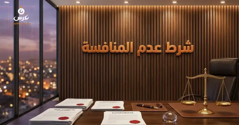 صورة توضيحية حول شرط عدم المنافسة في القانون السوري — مكتب غرس القانوني