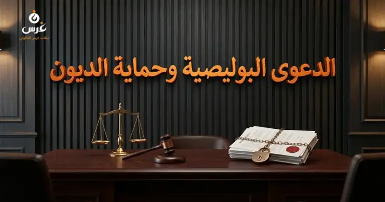 صورة توضيحية حول الدعوى البوليصية في القانون السوري — مكتب غرس القانوني
