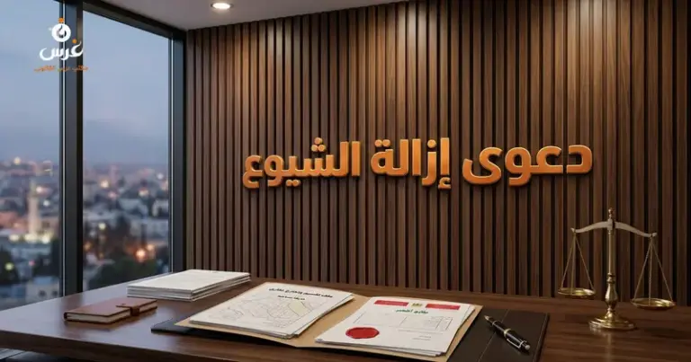 صورة توضيحية حول دعوى إزالة الشيوع في القانون السوري — مكتب غرس القانوني