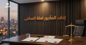 صورة توضيحية حول إخلاء المأجور لعلة السكنى في القانون السوري — مكتب غرس القانوني
