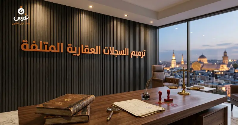 ترميم السجلات العقارية المتلفة في سوريا: الطرق والحلول