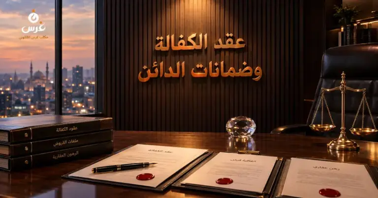 صورة توضيحية حول عقد الكفالة في القانون السوري — مكتب غرس القانوني