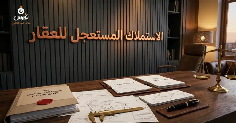 صورة توضيحية حول الاستملاك المستعجل في القانون السوري — مكتب غرس القانوني