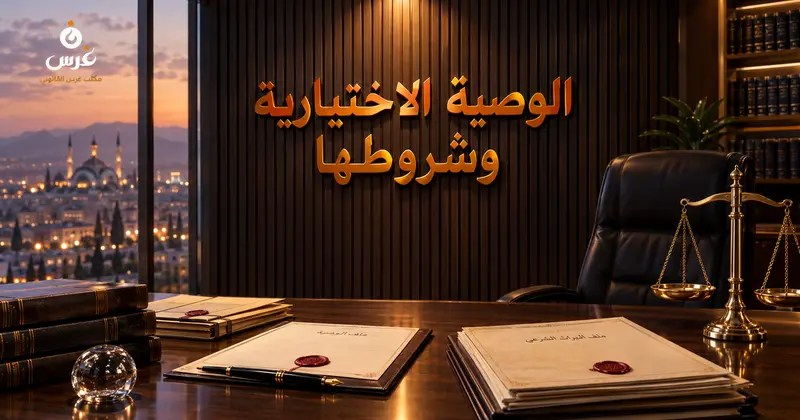 الوصية الاختيارية في القانون السوري الشروط والتنفيذ 2026