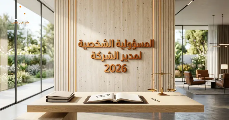 المسؤولية الشخصية لمدير الشركة في القانون السوري 2026 وأثرها